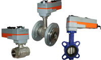 Spring Return Electrically Actuated Valves