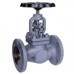 JV070019 - Cast Iron SDNR Globe Valve with Stainless Steel Disc Flanged PN16