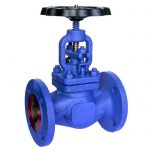 JV070059 - Cast Steel Globe Valve with Stainless Steel Disc Flanged PN40