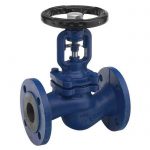 JV070020 - Cast Iron Bellow Seal Globe Valve with Stainless Steel Disc Flanged PN16